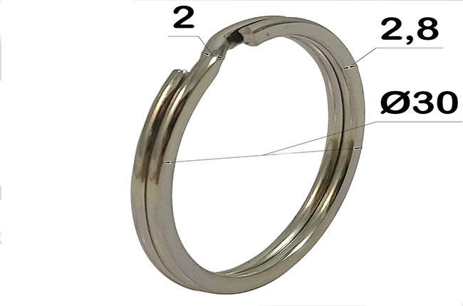 

Кольцо заводное Ø30 (плоское)