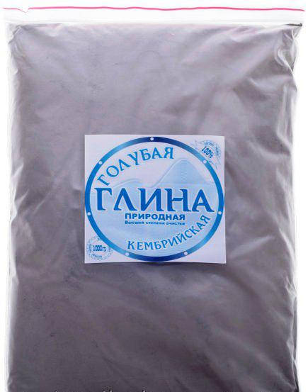 

Оригинал!Голубая глина (кембрийская) 1 кг
