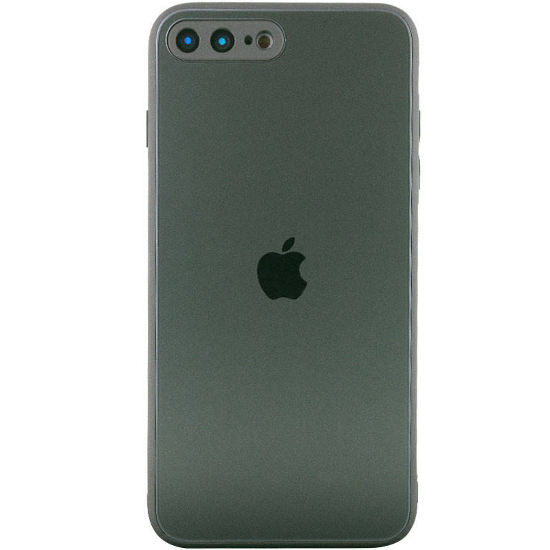 

+Glass Чехол Matte Candy Full camera для Apple iPhone 7 plus / 8 plus (5.5"), Зелёный