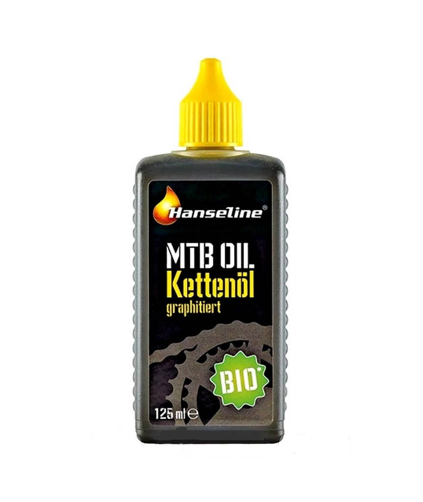

Смазка для цепи Hanseline BIO-MTB-Oil 125ml (графитная)