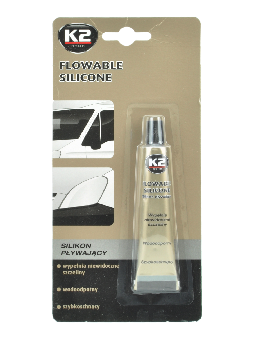 

Герметик силиконовый K2 Bond FLOWABLE SILICONE 21 г (B260)