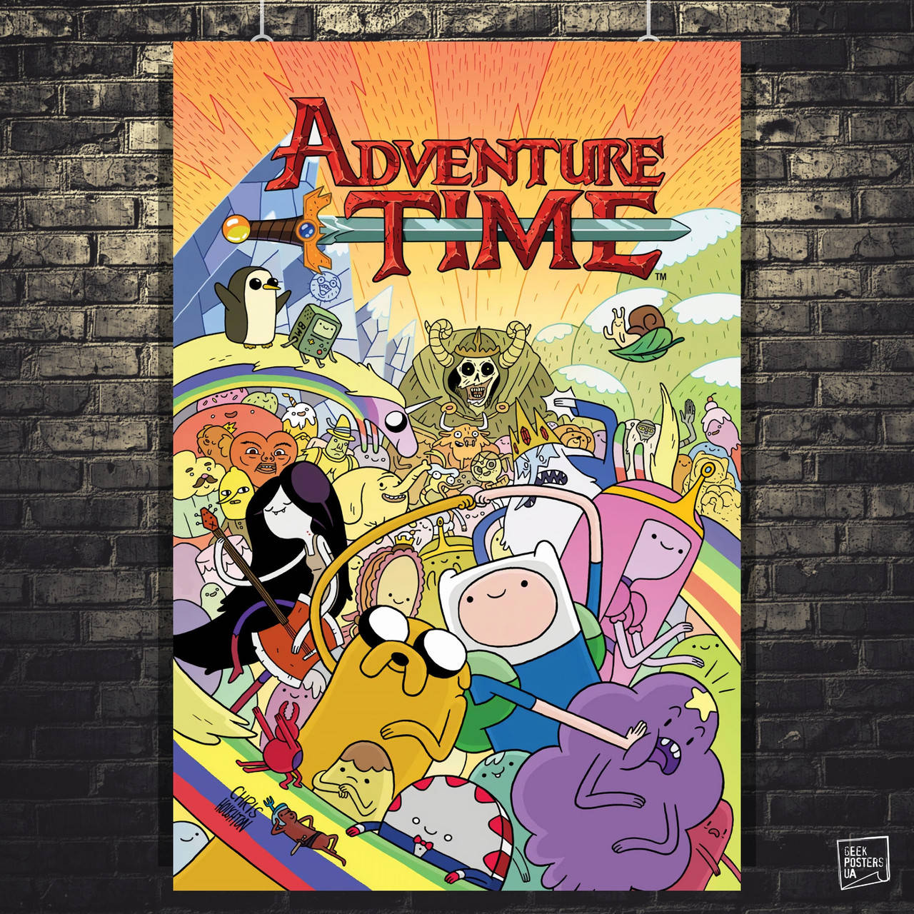 

Постер Время Приключений, Adventure Time. Размер 42x28см (A3). Матовая бумага