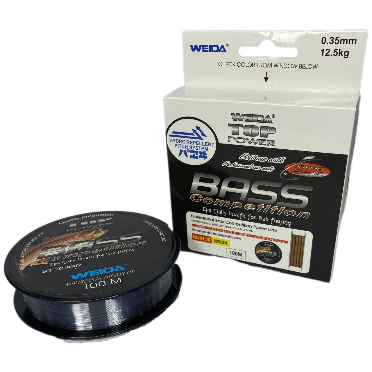 

Леска Weida Bass Competition (0.18 - 0.50 mm) 100 m 0.50, Прозрачный