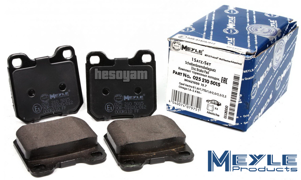 

Тормозные колодки задние Opel Vectra B, Omega A, Senator B (90540177) MEYLE 0252105015