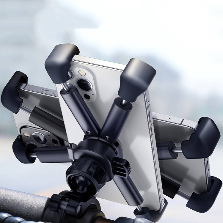 

Держатель для телефона велосипедный на руль Baseus 4.7-6,7 дюймов, Черный