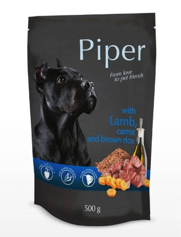 

Влажный корм Dolina Noteci Piper Dog для собак с ягненком, морковью и коричневым рисом, 500 гр