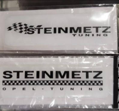 

Силиконовая 3D наклейка STEINMETZ opel tuning 10х3 см, Черный