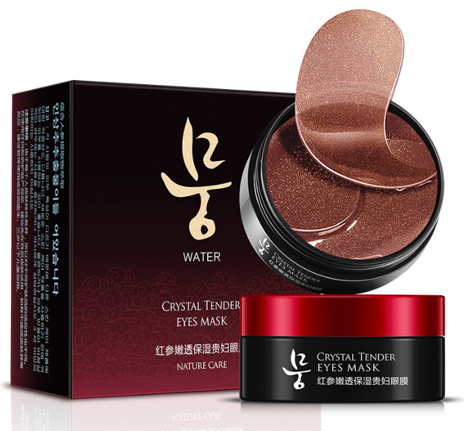 

Патчи гидрогелевые женьшень Crystal Tender Eye Mask 60 пластин