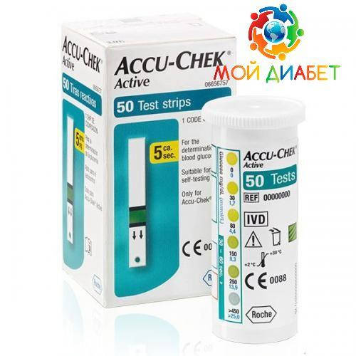 

Тест-полоски Accu-Chek Active 50 шт.