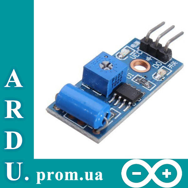 

Датчик наклона, вибрации SW-420, Arduino [#3-6]