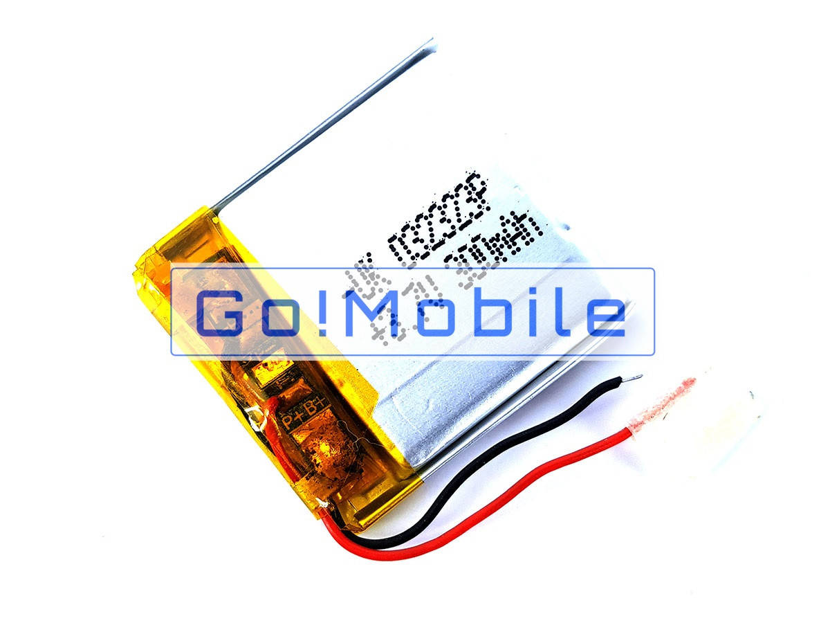 

Аккумулятор универсальный 23*23*3 мм (300mAh)