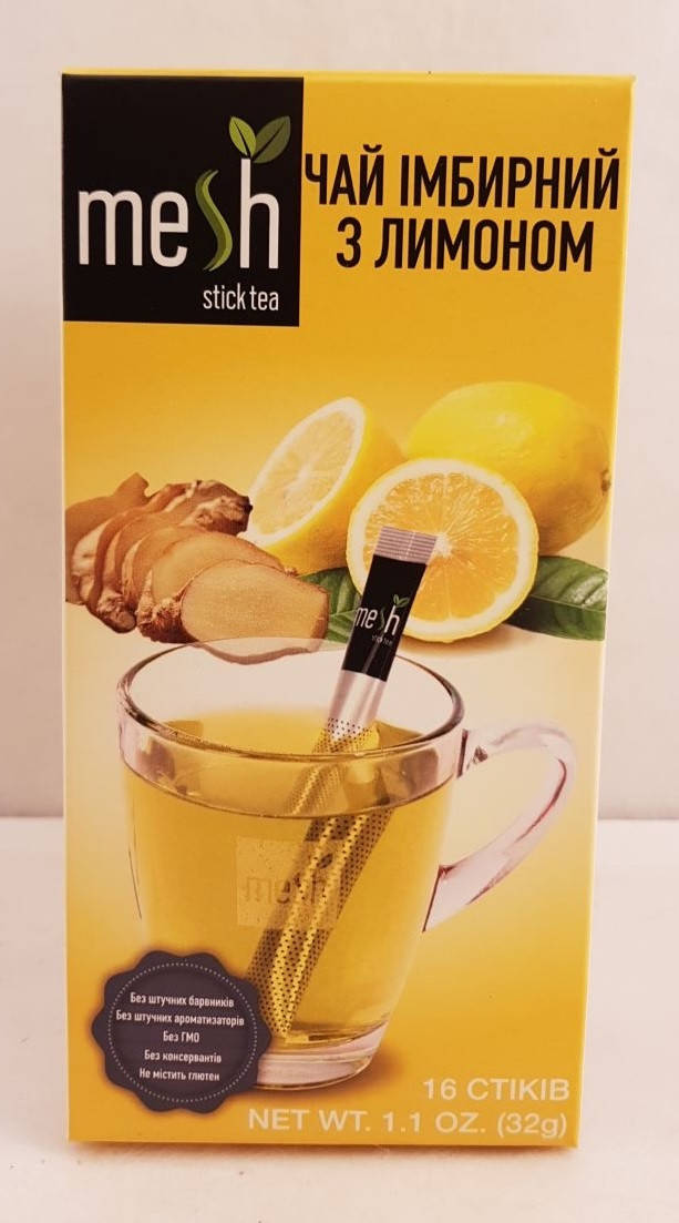 

Чай имбирный с лимоном Mesh Stick Мэш в стиках 16 шт по 2г