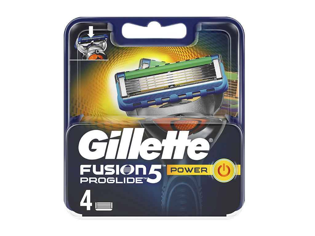 

СМЕННЫЕ КАРТРИДЖИ ДЛЯ Бритья GILLETTE FUSION PROGLIDE POWER (4 ШТ.)