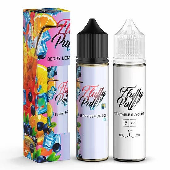 

Набор для самозамеса жидкости Fluffy Puff Berry Lemonade Ice 60 мл. 0 мг/мл