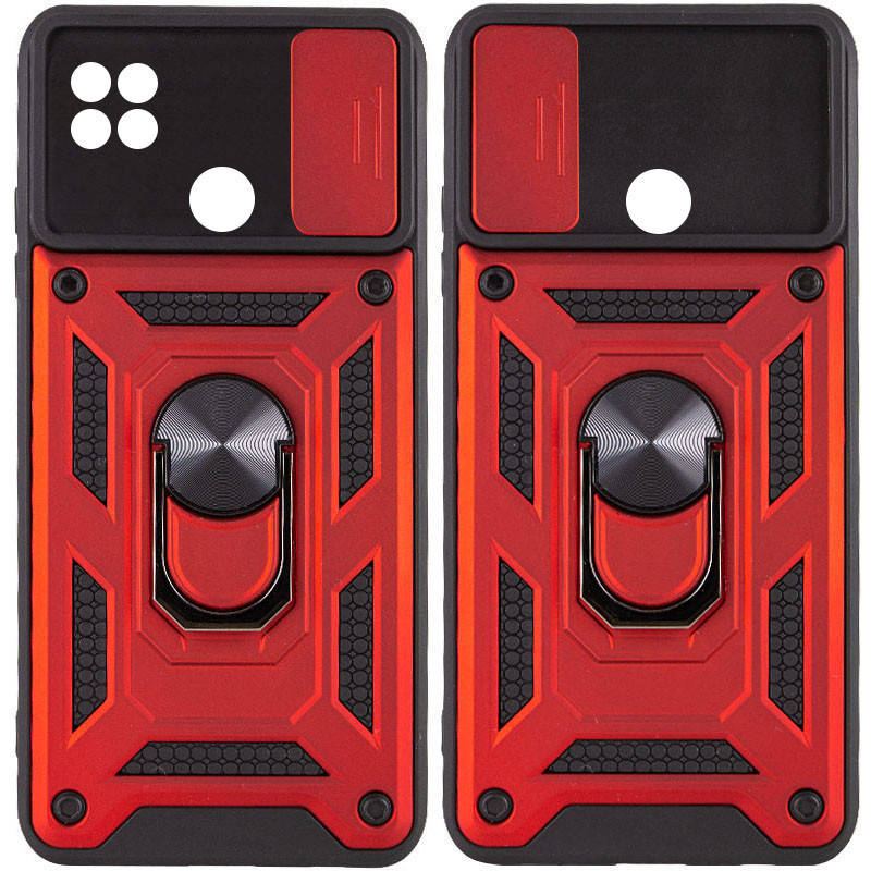 

Ударопрочный чехол Camshield Serge Ring for Magnet для Xiaomi Redmi 9C, Красный