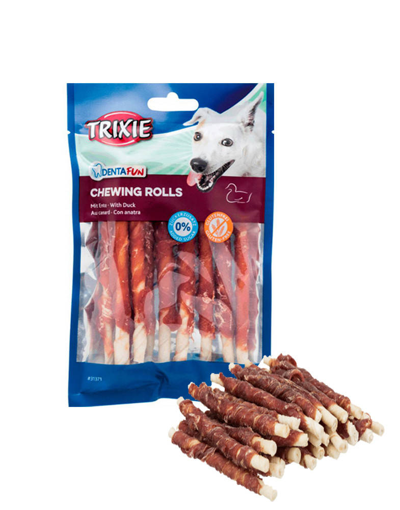 

Trixie Duck Chewing Rolls лакомство для собак с уткой 12 см (10 шт./80 г)