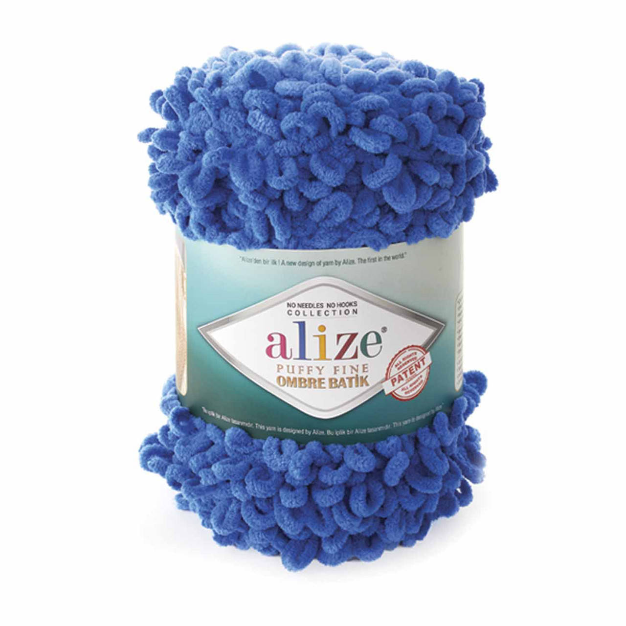 

Пряжа c петельками Alize Puffy Fine Ombre Batik 7280 для вязания руками (Ализе Пуффи Файн Омбре Батик)