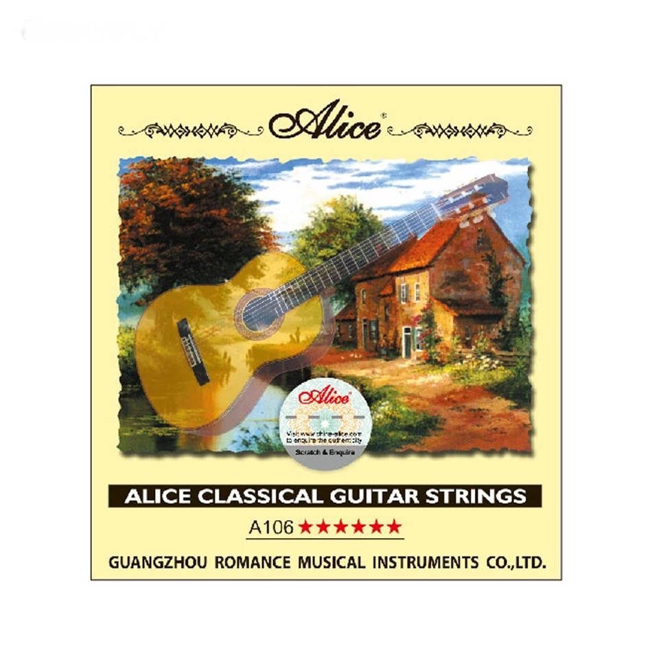 

Нейлоновые струны Alice normal tension