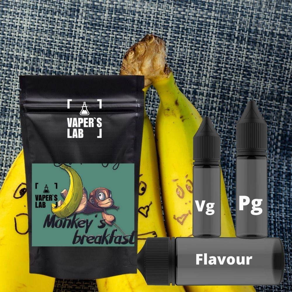 

Mix Plus QJ "Monkey Breakfast" 30 ml Набор для приготовления органической жидкости 71