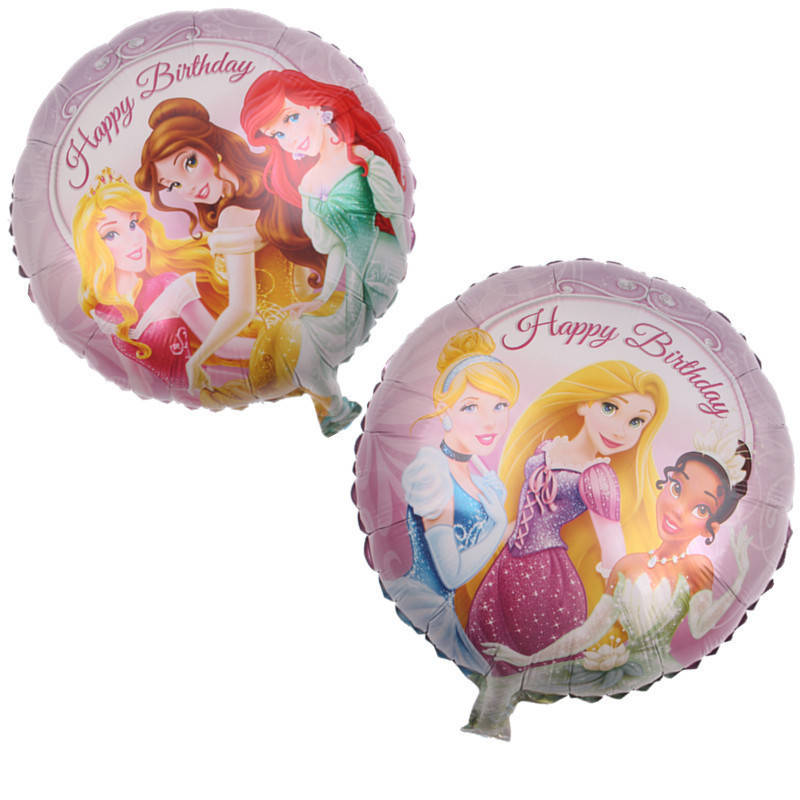 

Фольгированный шар Happy Birthday 3 принцессы (Китай), Разные цвета