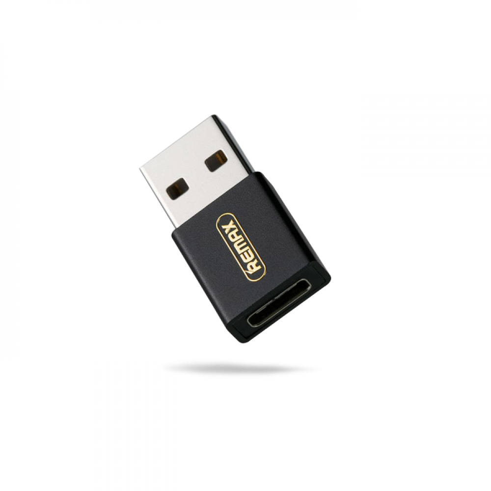 

Переходник Remax Joymove RA-USB3з Type-C(Female) на USB(Male) Black, Черный
