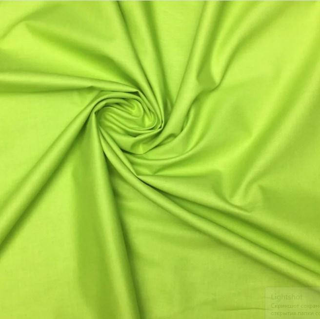 

Ткань хлопок для рукоделия салатовая