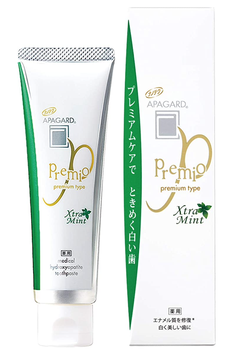 

Японская зубная паста, укрепляющая эмаль с мятой Apagard Premio Extra Mint, SANGI 100g