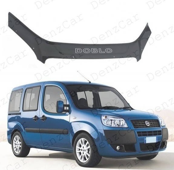 

Дефлектор капота Fiat Doblo c 2005-2010\Мухобойка Фиат Добло