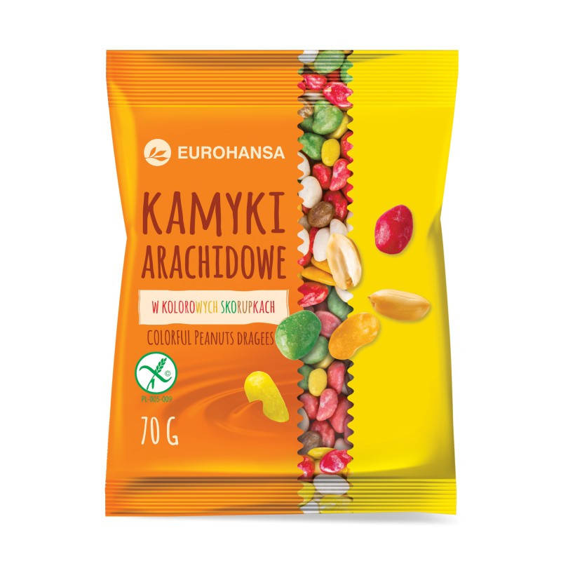

Арахис в цветной глазури без глютена Glutenex 70 г