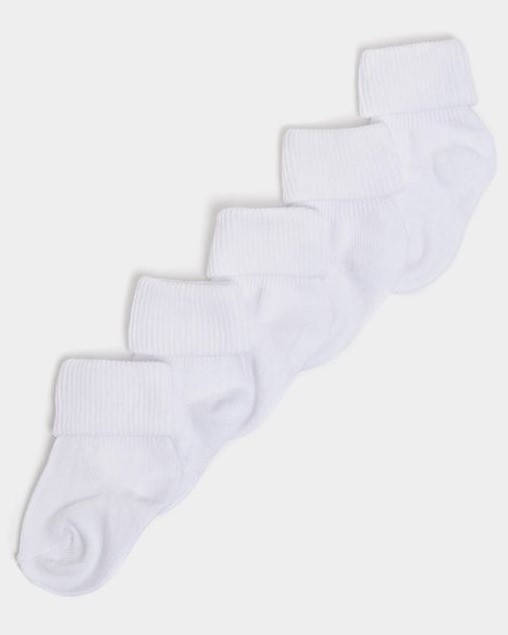 

Носки детские белые Dunnes набор 5 пар, 7 / 0-3 мес. (newborn), Белый