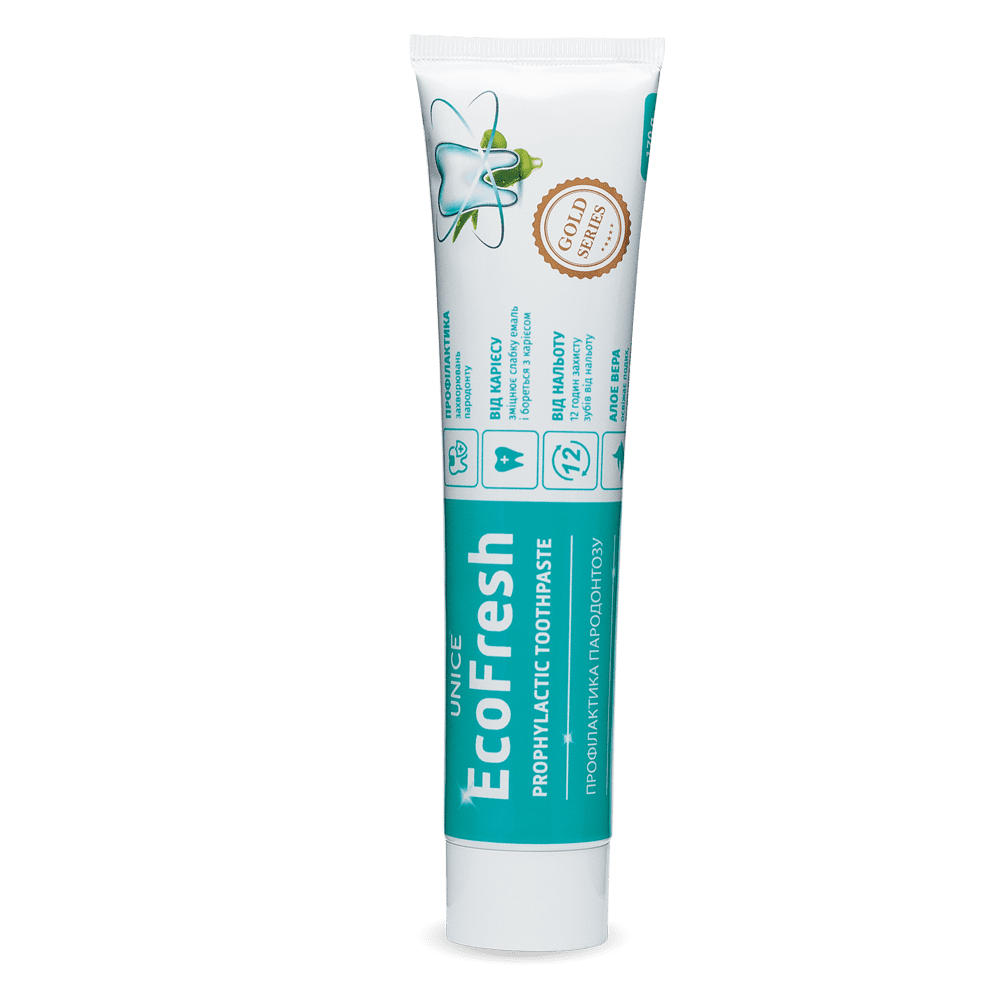 

Зубна паста EcoFresh "Профілактика пародонтозу", 170 г