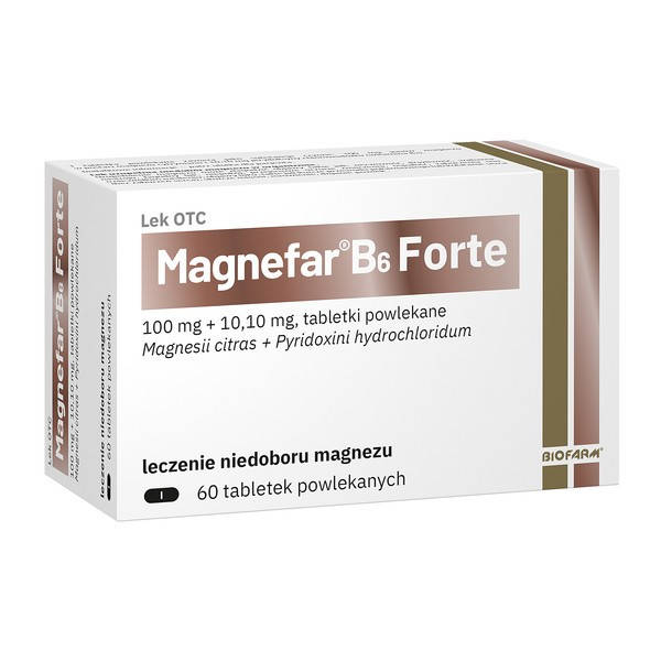 

Magnefar B6 Forte - от усталости или незначительных нарушений сна, 60 шт