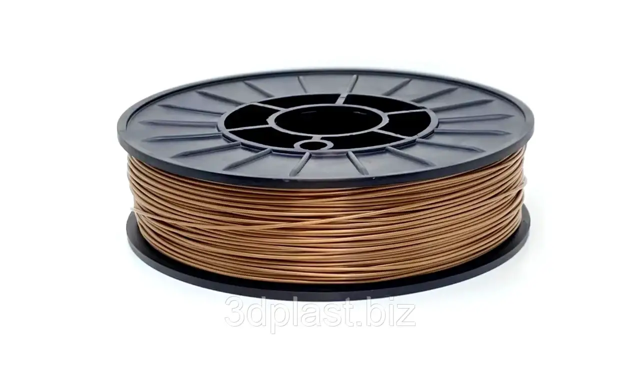 

PLA (ПЛА) пластик 3Dplast филамент для 3D принтера 1.75 мм 0.85, бронзовый