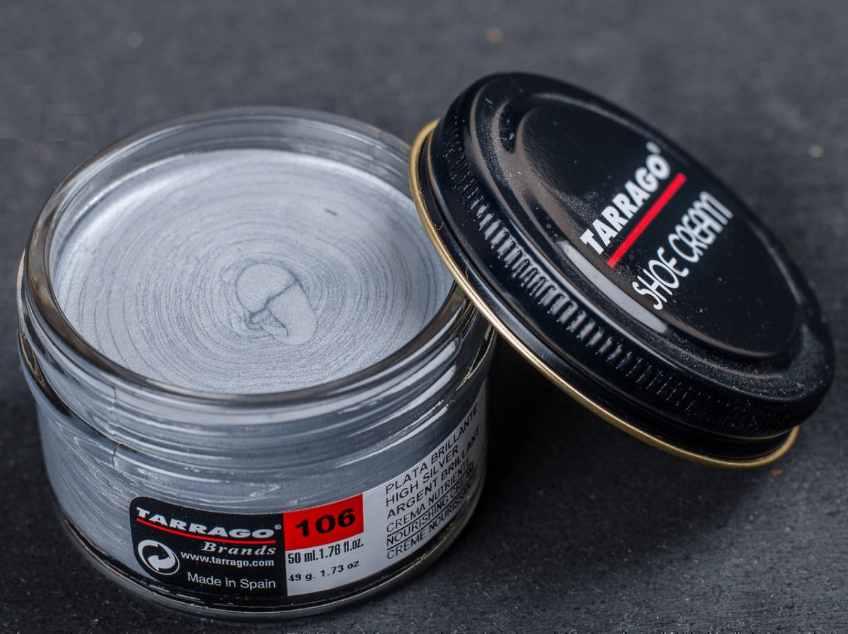 

Крем для гладкой кожи Tarrago Shoe Cream Металлик ярко-серебрянный