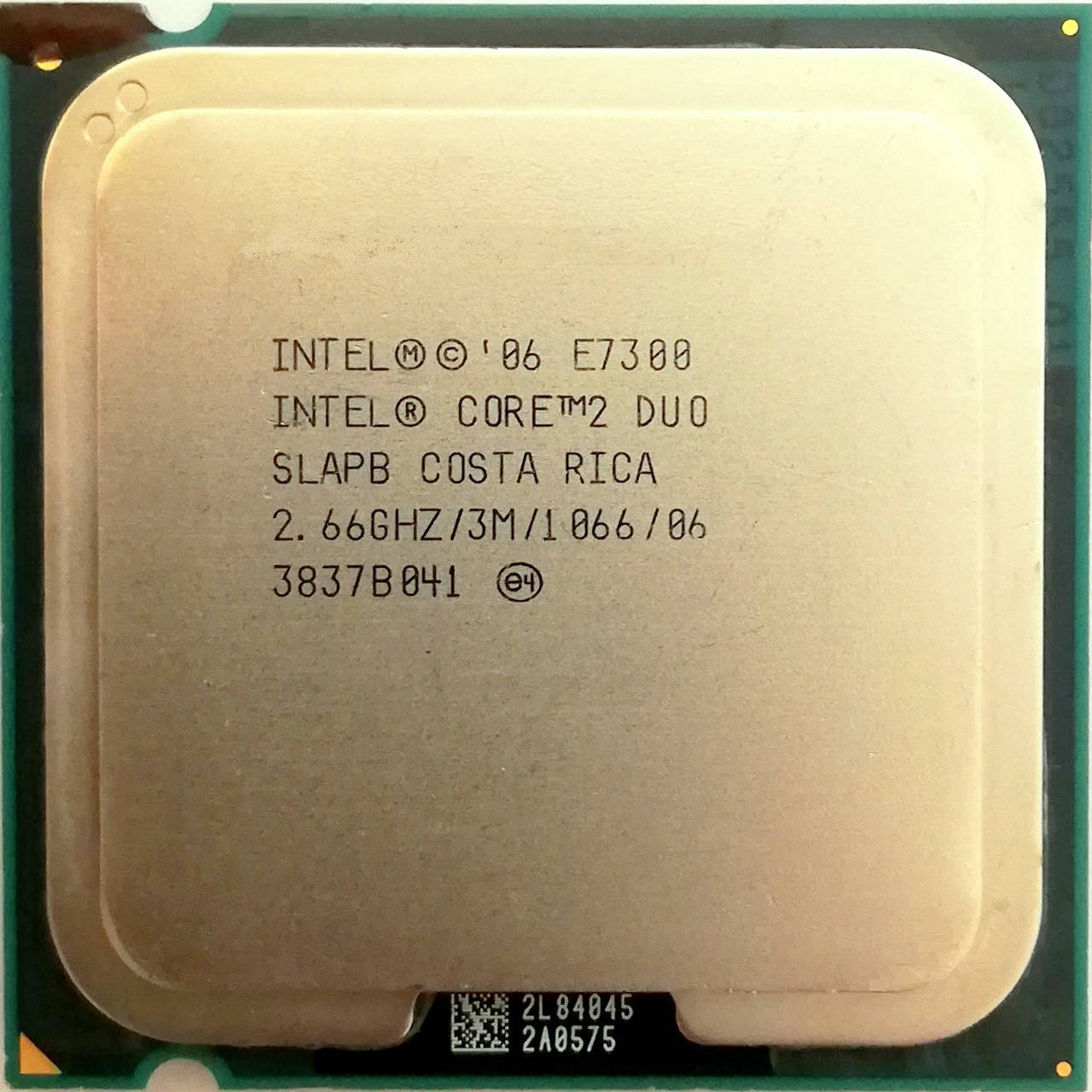 

Процессор Intel Core 2 Duo E7300 M0 SLAPB 2.66GHz 3M Cache 1066 MHz FSB Socket 775 Б/У