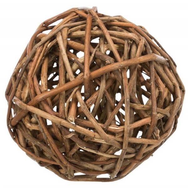 

Мяч плетеный Wicker Ball натуральный игрушка для грызунов 13см