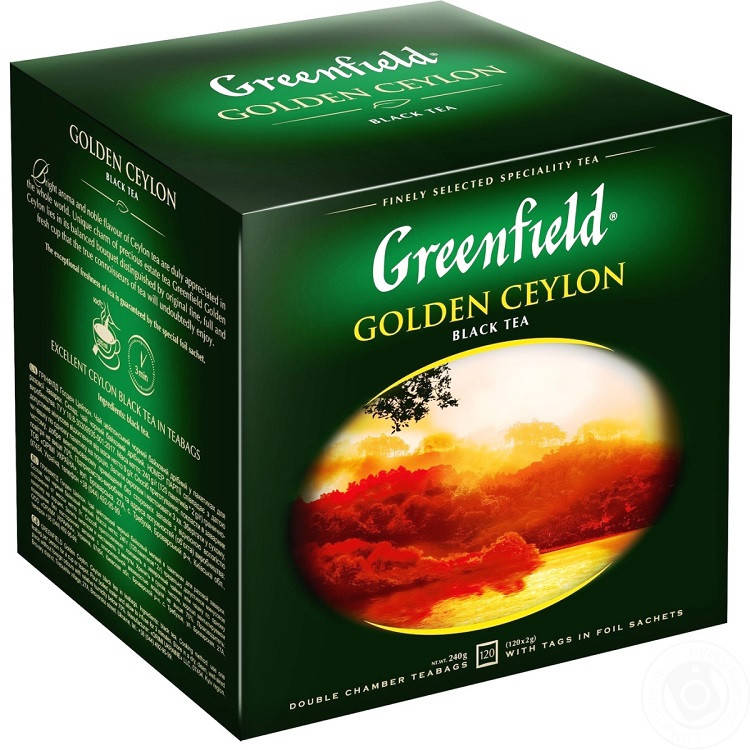 

Чай Greenfield черный 120п.