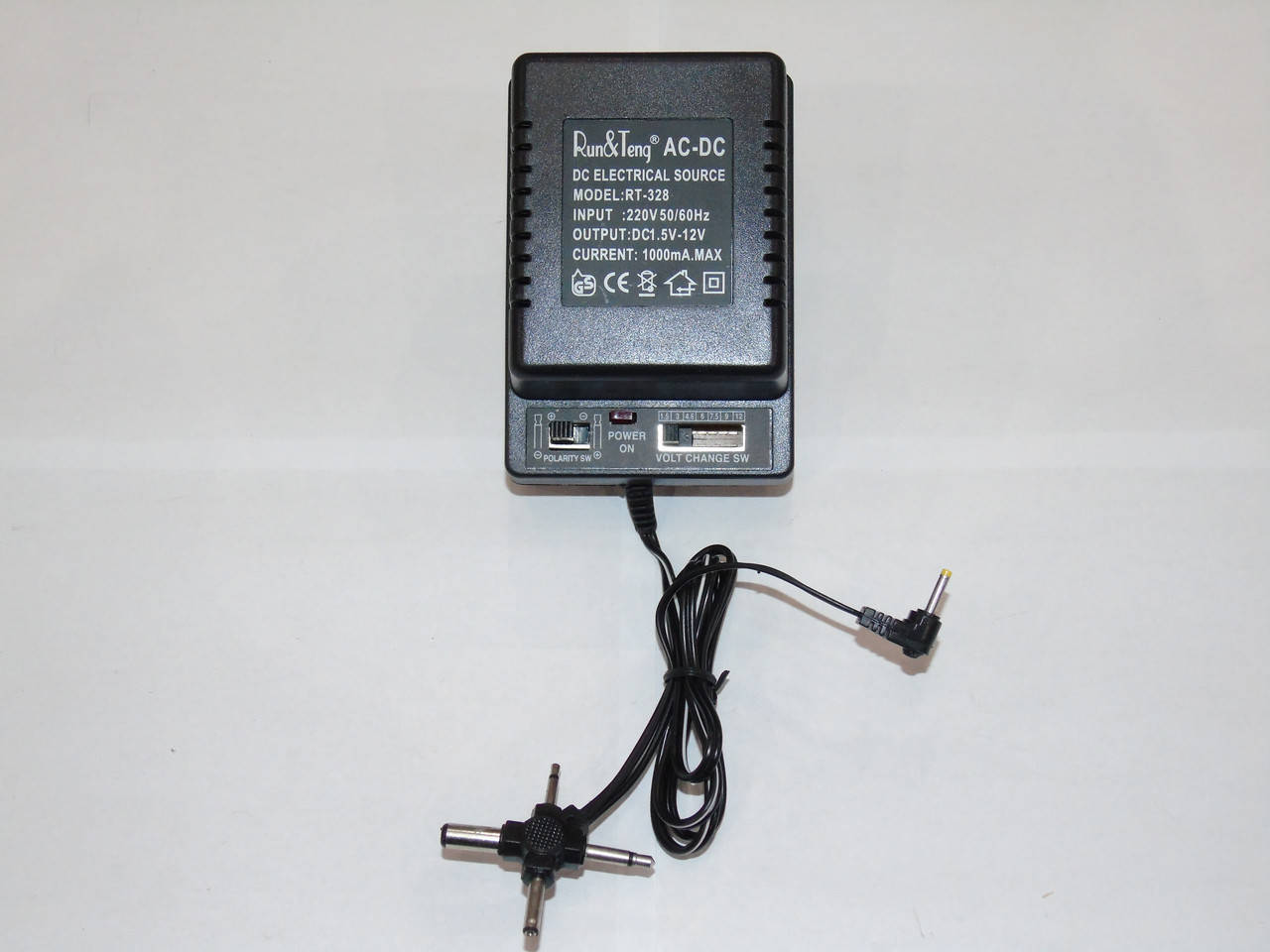 

Блок живлення RT-328 транс.універсальний (1.5-12V/1000mA)