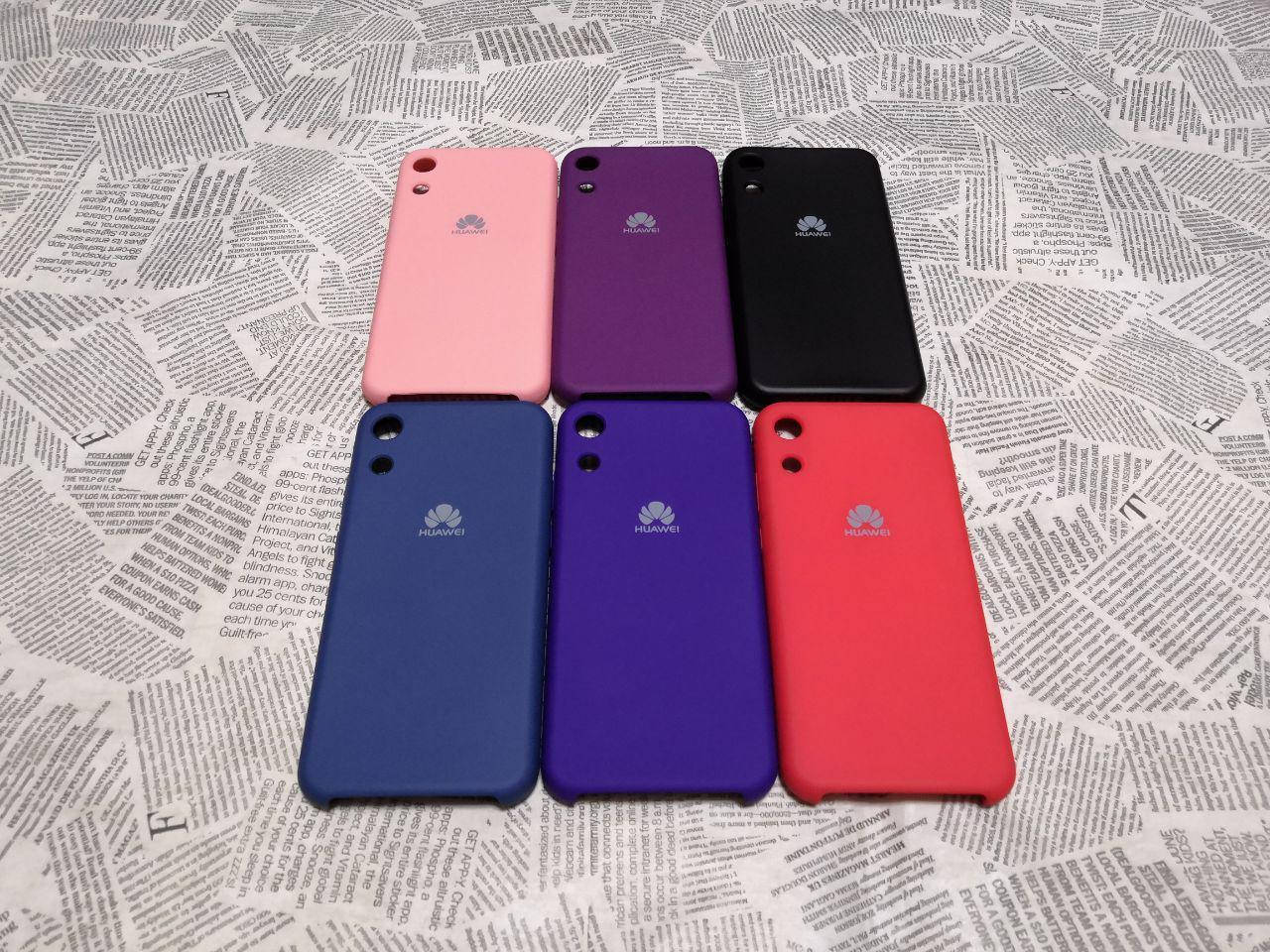 

Брендовый чехол накладка Silicone Cover для HUAWEI (ХУАВЕЙ) Y6 2019, Разные цвета