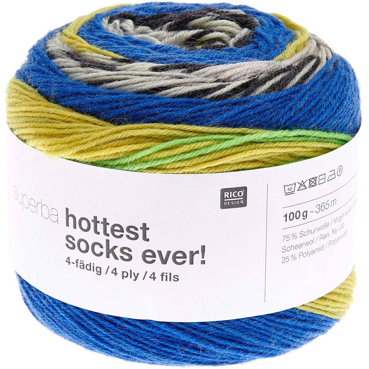 

Пряжа Rico Superba Hottest Socks Ever 4-ply (цвет 02)