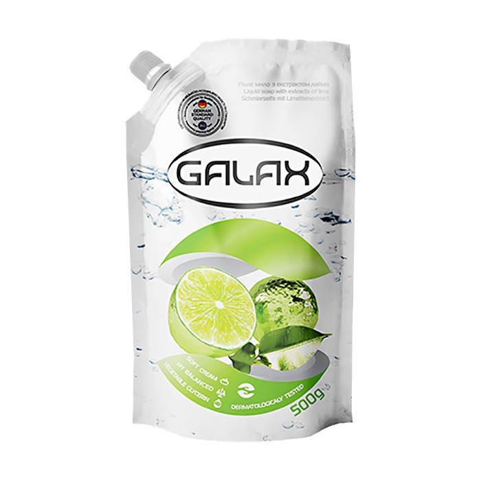 

Galax Рідке мило Лайм 0,5л (Doypack) 721631
