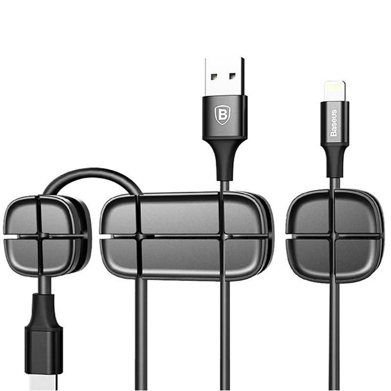 

Организатор кабеля Baseus Cross Peas Perry, Черный