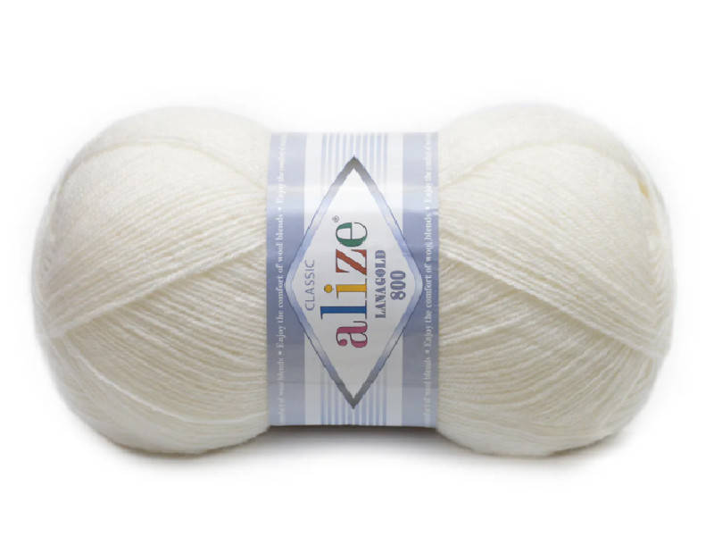 

Alize 800 Lana Gold, Жемчужный №450, Молочный