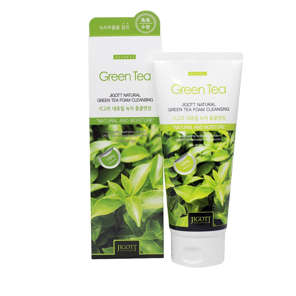 

Пенка с экстрактом зеленого чая Jigott Natural Green Tea Foam 180 мл