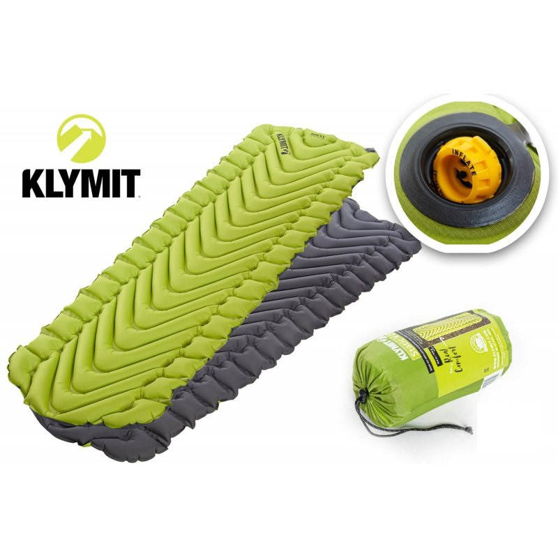 

Надувной ковер Klymit Static V2 новый клапан, Зелёный