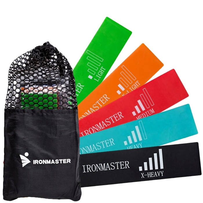 

Резинки для фитнеса Iron Master | Набор резинок для фитнеса 5 штук
