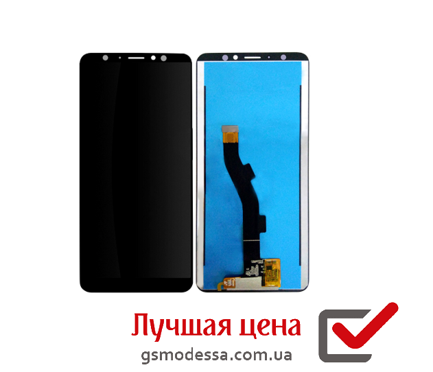 

Дисплей Meizu M8/V8 с черным тачскрином, Черный