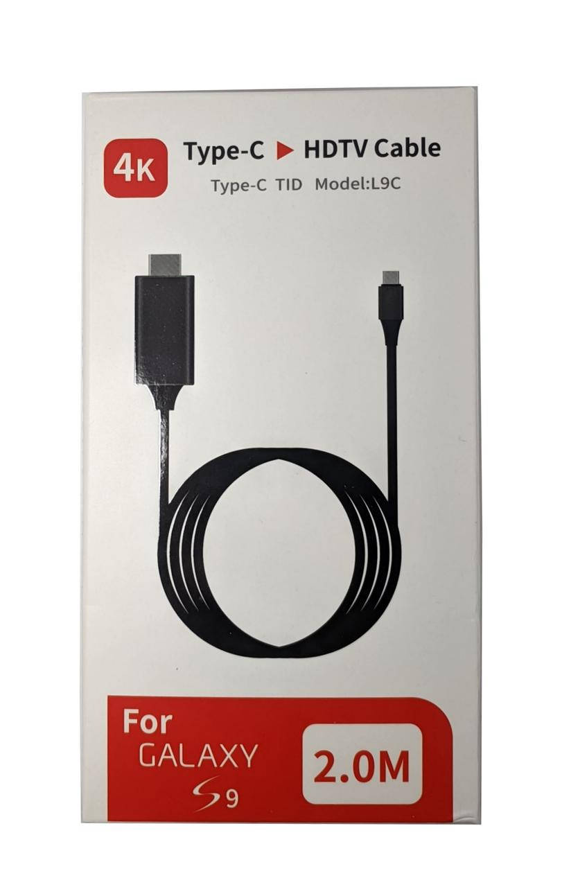 

Type-C Thunderbolt 3 to HDMI 4К Samsung DeX MacBook Кабель Переходник, Черный