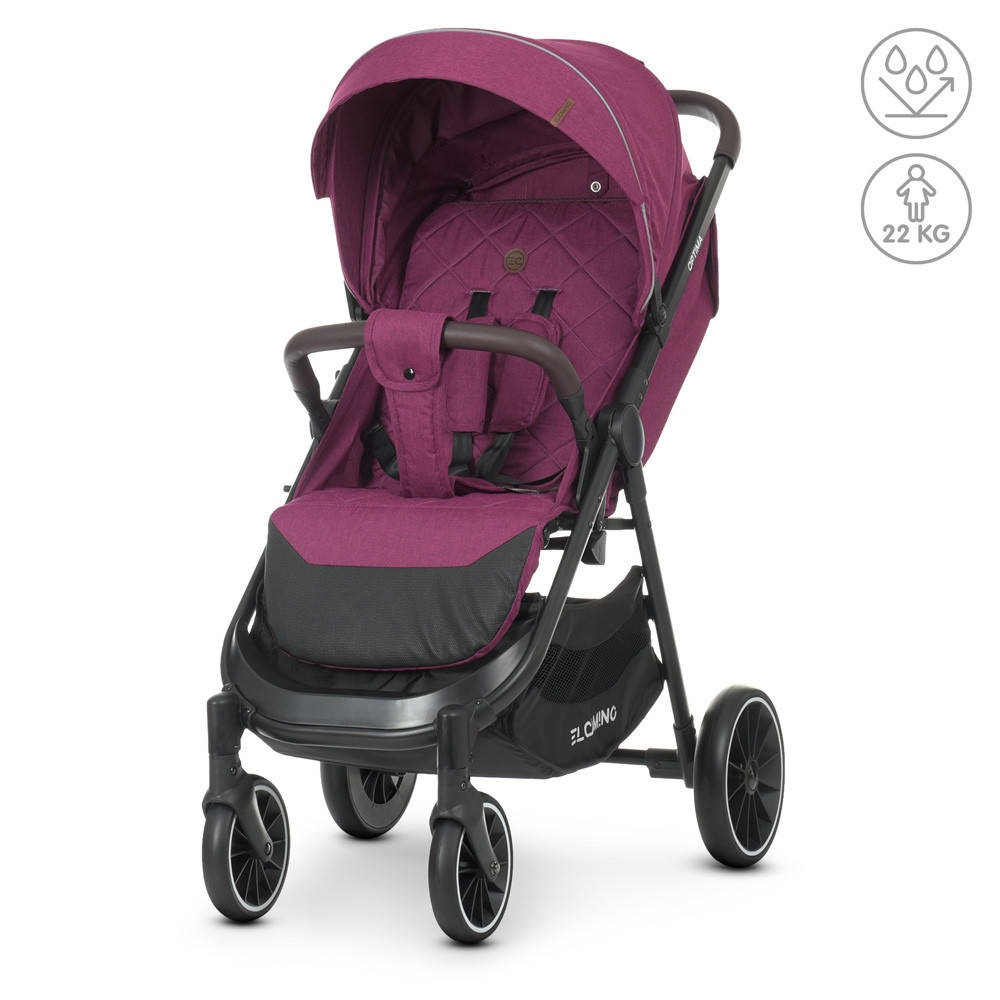

Коляска дитяча прогулянкова El Camino ME 1083 OPTIMA Purple []