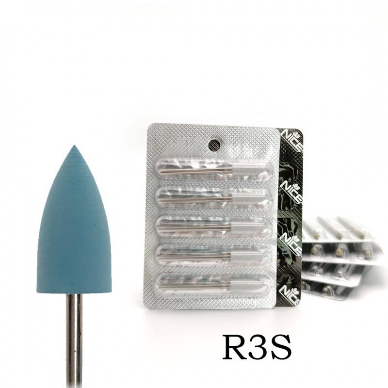 

Силиконовая фреза Nice for you R3S 5 шт, Голубой